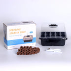 20 Hole Hydroponic Plant Seedling Pots with Intelligent Fill Light Seedling Tray for Fruit Vegetable Gardening Planting Supplies