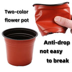 4 Size Plant Pot Garden Nursery Seed Starting Flowerpots Lightweight Succulent Seedling Tray Flower Vegetable Container Box