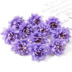 10/20/50Pcs Artificial Rose Mini Silk Flower Heads Simulated Flower Home Room Decoration DIY Wreath Accessories Wedding Decor