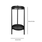 Plant Stand For Flowers Metal Storage Shelf 2 Tier Flower Shelf Planter Rack Indoor Display Stand Pot Rack Organizer Shelves