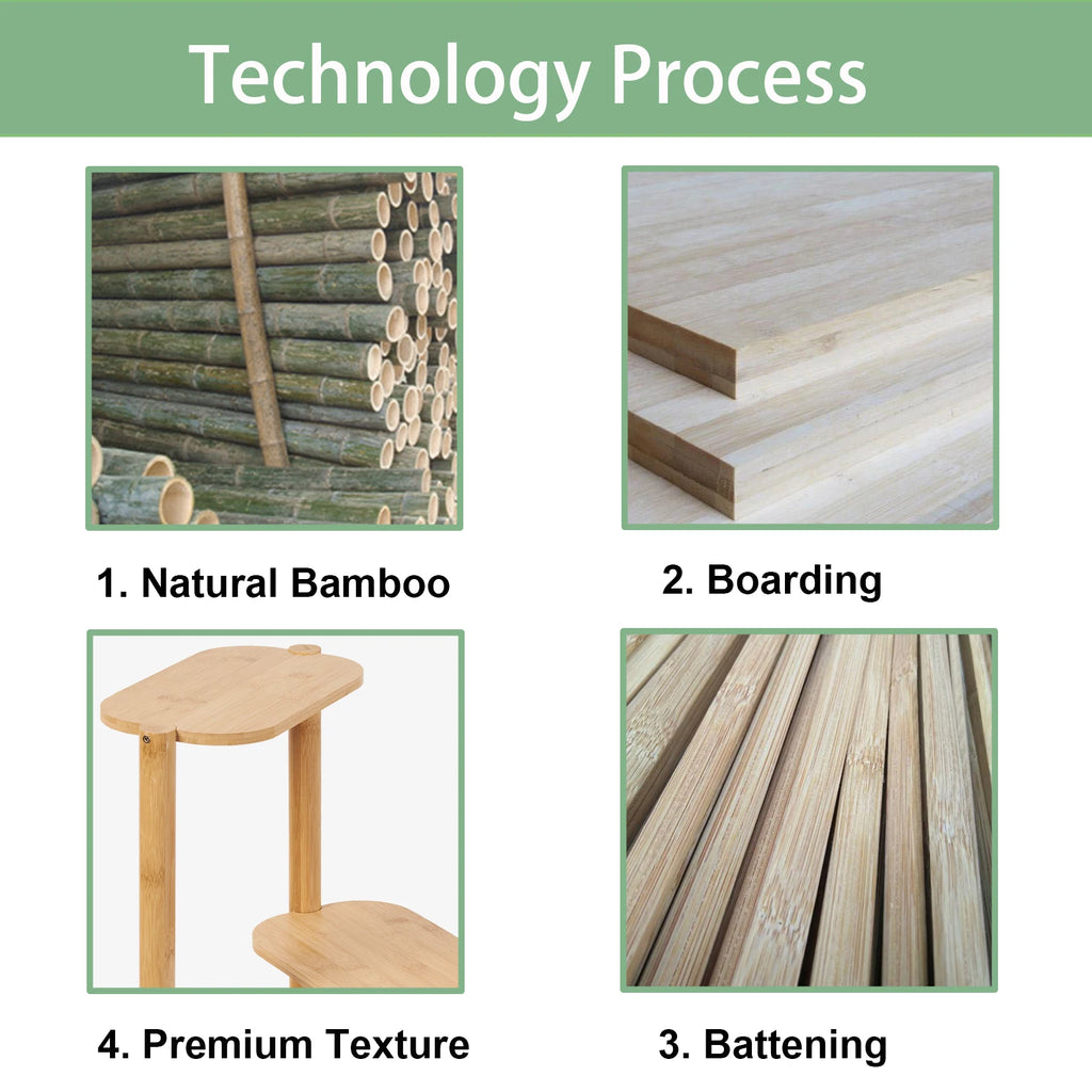 3 Tier Plant Stand Corner Bamboo Plant Shelf Rack Pot Stand Holder Indoor Plant Ladder Shelf Flower Display Rack