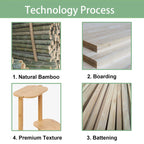 3 Tier Plant Stand Corner Bamboo Plant Shelf Rack Pot Stand Holder Indoor Plant Ladder Shelf Flower Display Rack