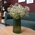 90Heads 52cm White Artificial Flowers Wedding DIY Bouquet Decoration Arrangement Plastic Babies Breath Fake Flower Home Decor