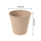2025 Biodegradable Transplanter Pulp Paper Flower Plant Peat Pots Transplant Seedlings Pots Seed Germination Tray