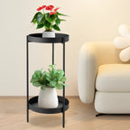 Plant Stand For Flowers Metal Storage Shelf 2 Tier Flower Shelf Planter Rack Indoor Display Stand Pot Rack Organizer Shelves