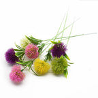 10PCS Mixed Artificial Dandelion Flowers Plastic Fake Flower Bouquet for Wedding Table Arrangement DIY Home Party Decoration