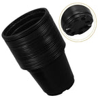 50pcs Black Flower Pots Small Plastic Nursery Pots For Plants With Drainage Ideal For Succulents Seedlings Garden Use