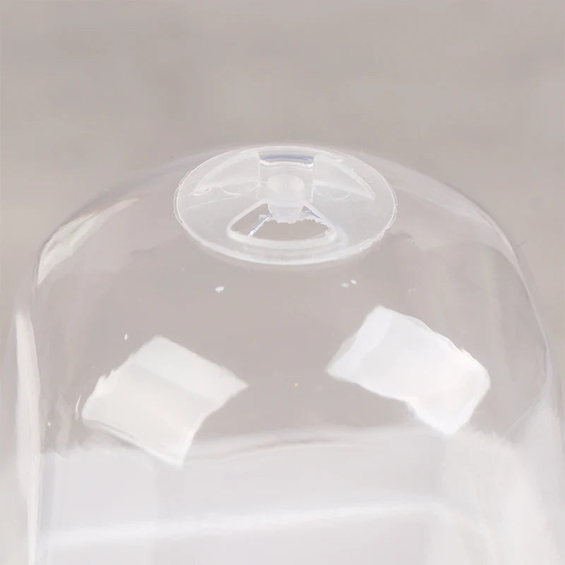 5Pcs Square Small Flower Pot Nursery Pot With Humidity Dome Transparent Gardening Pot Square Flower Starting Pots