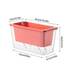 Self Watering Planter Flowerpot Indoor Succulent Hydroponic Plants Window Planter Box Bottom Watering Pots Indoor Flower Pot