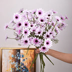 3/5/10Pcs Artificial White Daisy Flower Bouquet DIY Vase Home Garden Living Room Decoration Wedding Party Silk Fake Flowers