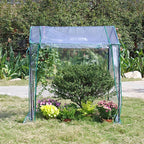 Portable Winter Greenhouse With Frost Proof Cover And Windproof Design For Balcony Plant Shelf Outdoor Garden Use With Rain