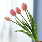 1/3/5PCS Tulips Artificial Flowers Real Touch Flowers Tulip Bouquet Decor Fake Tulips Flower for Home Wedding Decorations