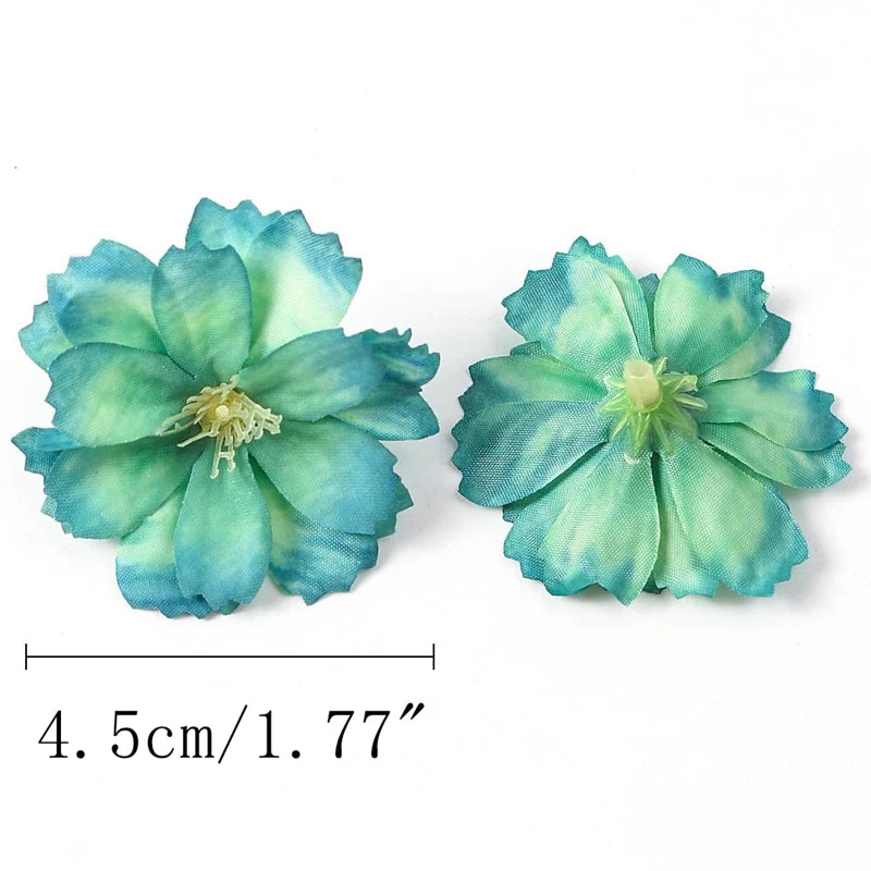 10/20/50Pcs Artificial Flowers Rose Head For Home Decor Fake Flower DIY Craft Wreath Accessories For Marriage Wedding Decoration