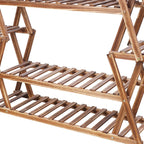 Large Wood Plant Stand Garden Shelves Flower Display Rack for Indoor Outdoor