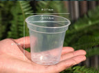 New 5PCS Round Seed Starter Tray Transparent Planter Nursery Pots With Drainage Hole For Orchid Plants Flowers Garden Tools