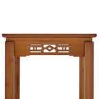 【Breeins】2-Tier Bamboo Plant Stand Classic Chinese Style Flower Stand Home Office Decoration Freestanding