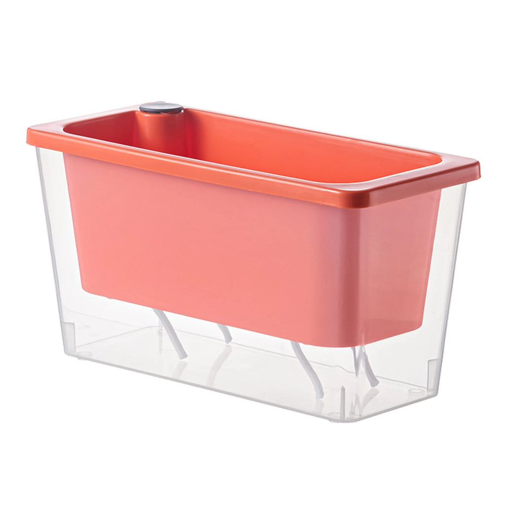 Self Watering Planter Flowerpot Indoor Succulent Hydroponic Plants Window Planter Box Bottom Watering Pots Indoor Flower Pot