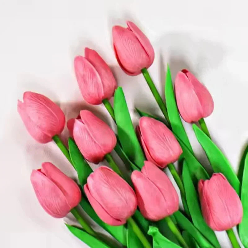 1/3/5PCS Tulips Artificial Flowers Real Touch Flowers Tulip Bouquet Decor Fake Tulips Flower for Home Wedding Decorations