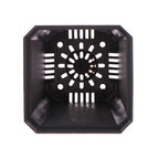 5Pcs Square Small Flower Pot Nursery Pot With Humidity Dome Transparent Gardening Pot Square Flower Starting Pots