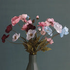 Artificial Flowers Fake Poppy Silk Flowers Long Stem Housewarming Garden Table Wedding DIY Party Wedding Bridal Bouquet Decor