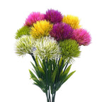 10PCS Mixed Artificial Dandelion Flowers Plastic Fake Flower Bouquet for Wedding Table Arrangement DIY Home Party Decoration