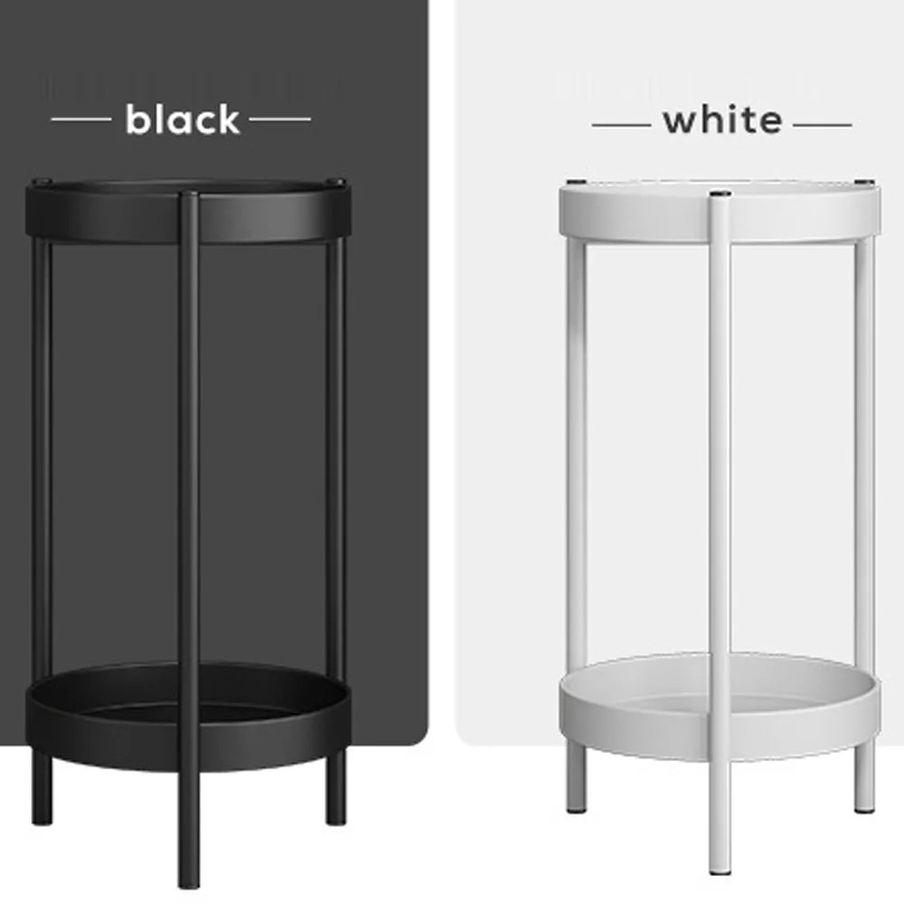 Plant Stand For Flowers Metal Storage Shelf 2 Tier Flower Shelf Planter Rack Indoor Display Stand Pot Rack Organizer Shelves