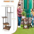 4/5/6 Tier Plant Stand Indoor Metal Plant Shelf,Indoor And Outdoor Display Racks,for Multiple Plants Small Corner Flower Stan
