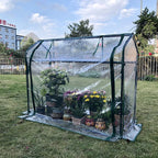 Portable Winter Greenhouse With Frost Proof Cover And Windproof Design For Balcony Plant Shelf Outdoor Garden Use With Rain