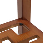 【Breeins】2-Tier Bamboo Plant Stand Classic Chinese Style Flower Stand Home Office Decoration Freestanding