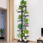 Multi Tiers Metal Plant Stand, Indoor Outdoor Plant Pot Holders Tiered Plant Shelf Flower Display Rack For Corner Balcony Patio