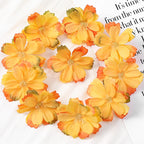 10/20/50Pcs Artificial Flowers Rose Head For Home Decor Fake Flower DIY Craft Wreath Accessories For Marriage Wedding Decoration