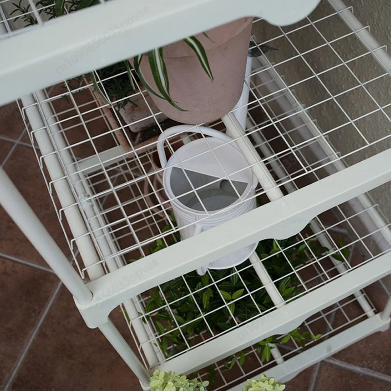 Outdoor Balcony Greenhouse For Succulents Plants With Rainproof And Frost Protection Features Roof Garden Yard Plant Shelf