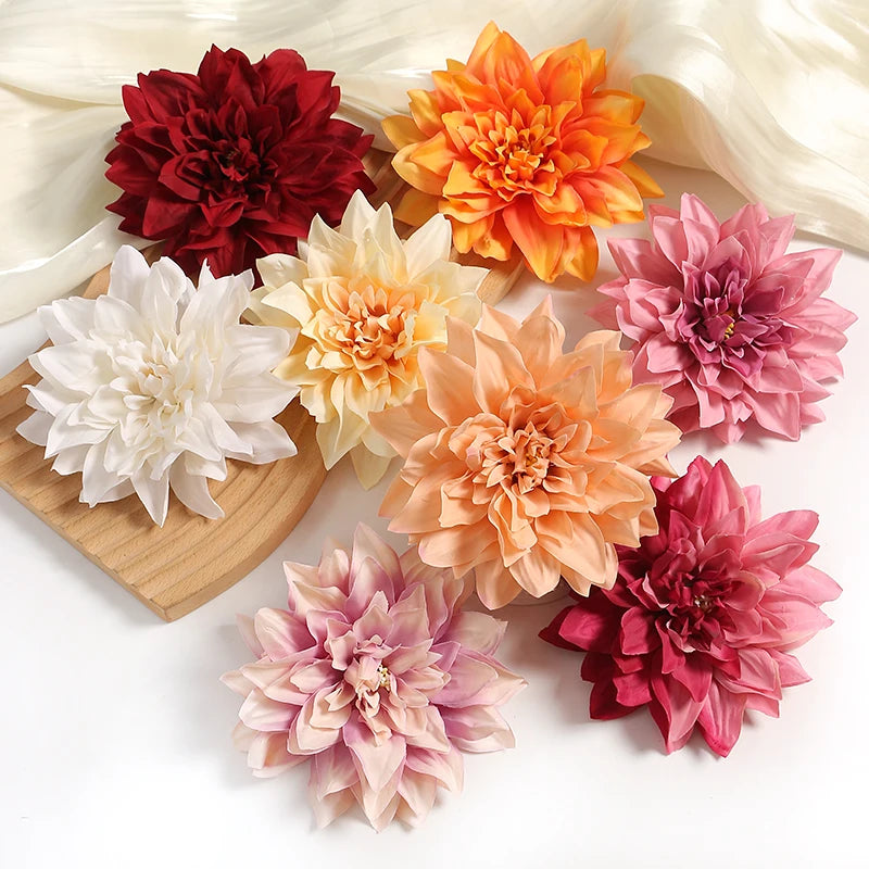 2/5Pcs 14cm Big Artificial Flowers Party Home Room Decor Mariage Garden Wedding Decoration Fake Flowers DIY Bride Gift Accessory