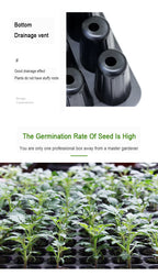 20 Hole Hydroponic Plant Seedling Pots with Intelligent Fill Light Seedling Tray for Fruit Vegetable Gardening Planting Supplies