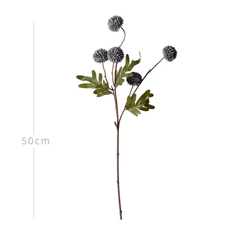 5 Heads Dandelion Artificial Flowers Bridal Bouquet Wedding Home Party Decor Flower Arrangement Christmas Decoration Hydrangea