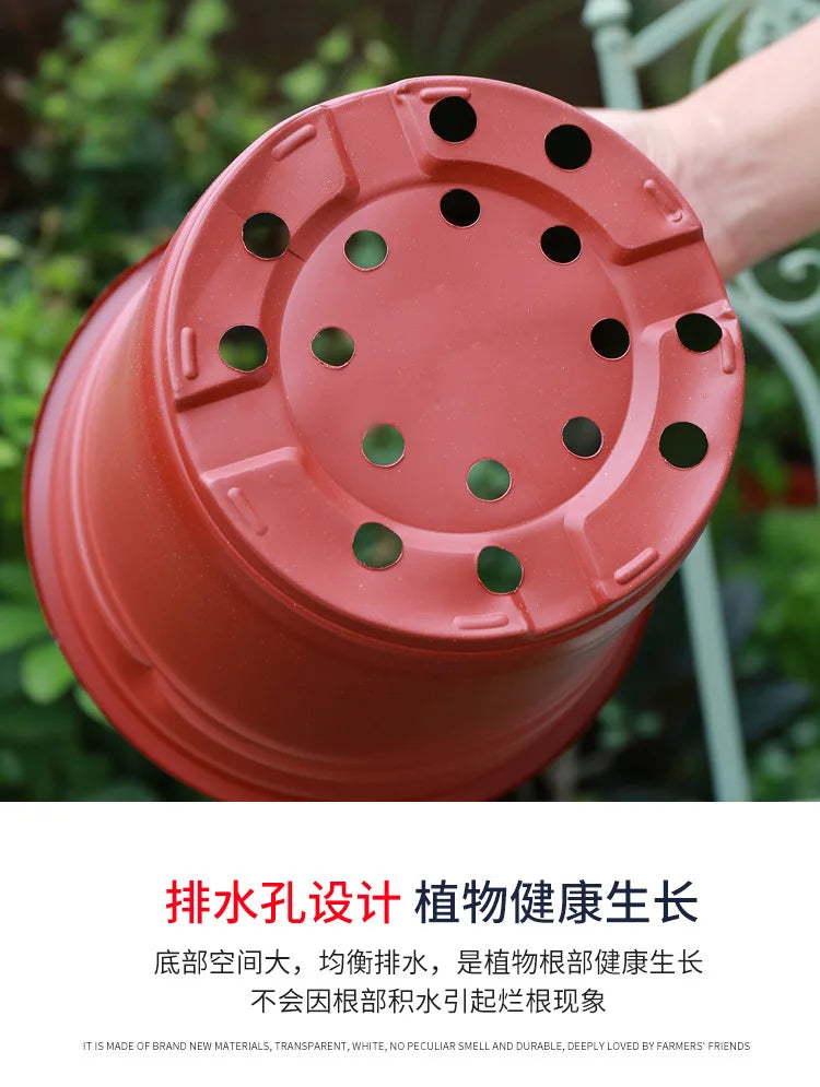 50/100pcs Seeding Nursery Pot Soft Plant Nursery Pots Flowerpot Plastic Grow Box Home Garden Planting Accessories 9-14cm