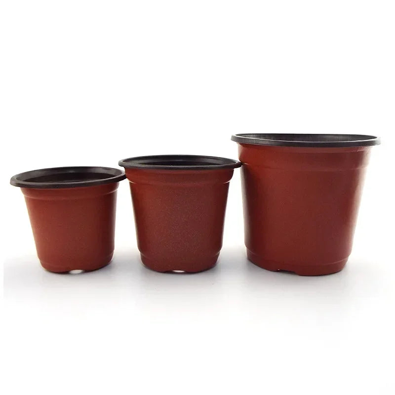 Flowerpot Plastic Grow Box Fall Resistant Tray For Home Garden Plants Nursery Cup Transplant Flower Plant Pots D4