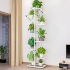 Multi Tiers Metal Plant Stand, Indoor Outdoor Plant Pot Holders Tiered Plant Shelf Flower Display Rack For Corner Balcony Patio