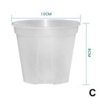 Thickened New Transparent Green Mountain Pot Root Control Pot Rose Green Rose Plastic Flower Pot Gallon Round