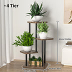 Plant Stand and Flower Stand Storage Shelf 4/5/6 Tier Flower Shelf Planter Rack Storage Organizer Display Indoor Garden Balcony