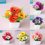 In Pot Artificial Potted Plant Garden Decoration Home Decor Room Decoration Fake Plants Outdoor Artificial Flowers
