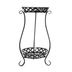 【Lifeideas】2 Tier Tall Vintage Metal Plant Stand