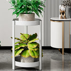 Plant Stand For Flowers Metal Storage Shelf 2 Tier Flower Shelf Planter Rack Indoor Display Stand Pot Rack Organizer Shelves