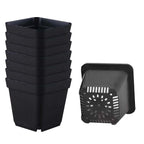 Seedling Pots 100pcs Seeding Nursery Pot Soft Plant Nursery Pots Flowerpot Plastic Grow Box Home Garden Planting Accessories