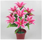 7 Heads Artificial Flowers Silk Peony Rose Hydrangea Bouquet Home Decorations Party Wedding Bride Fake Plants