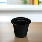 50pcs Black Flower Pots Small Plastic Nursery Pots For Plants With Drainage Ideal For Succulents Seedlings Garden Use