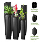Deep Plant Nursery Pots With Drainage Holes Flower Germination Nursery Pot Seedling-Container Pots For Garden Accessories