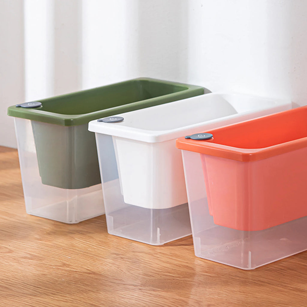 Self Watering Planter Flowerpot Indoor Succulent Hydroponic Plants Window Planter Box Bottom Watering Pots Indoor Flower Pot