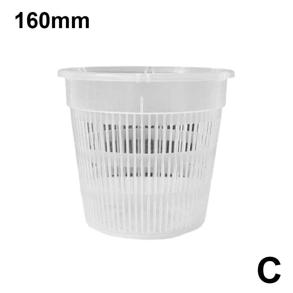 11/14/16/19cm Mesh Pot Root Control Transparent Flowerpot Breathable Plastic Growth Garden Flower Pot Container B9G7