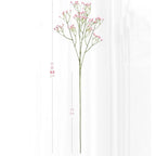 108Heads 63cm Babies Breath Artificial Flowers Plastic Gypsophila DIY Floral Bouquets For Handmade Wedding Party Home Decoration